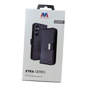 Q9. Mybat Xtra Series My Jacket Wallet Case For Samsung Galaxy A54 5G - Black